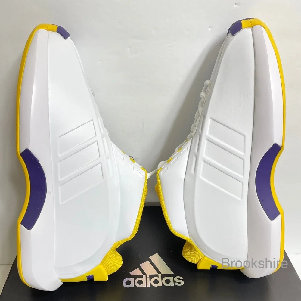 Adidas Crazy 1 Basketball Sneakers 'Lakers Home' Kobe 2022 Mens Sizes 7.5 & 8.5